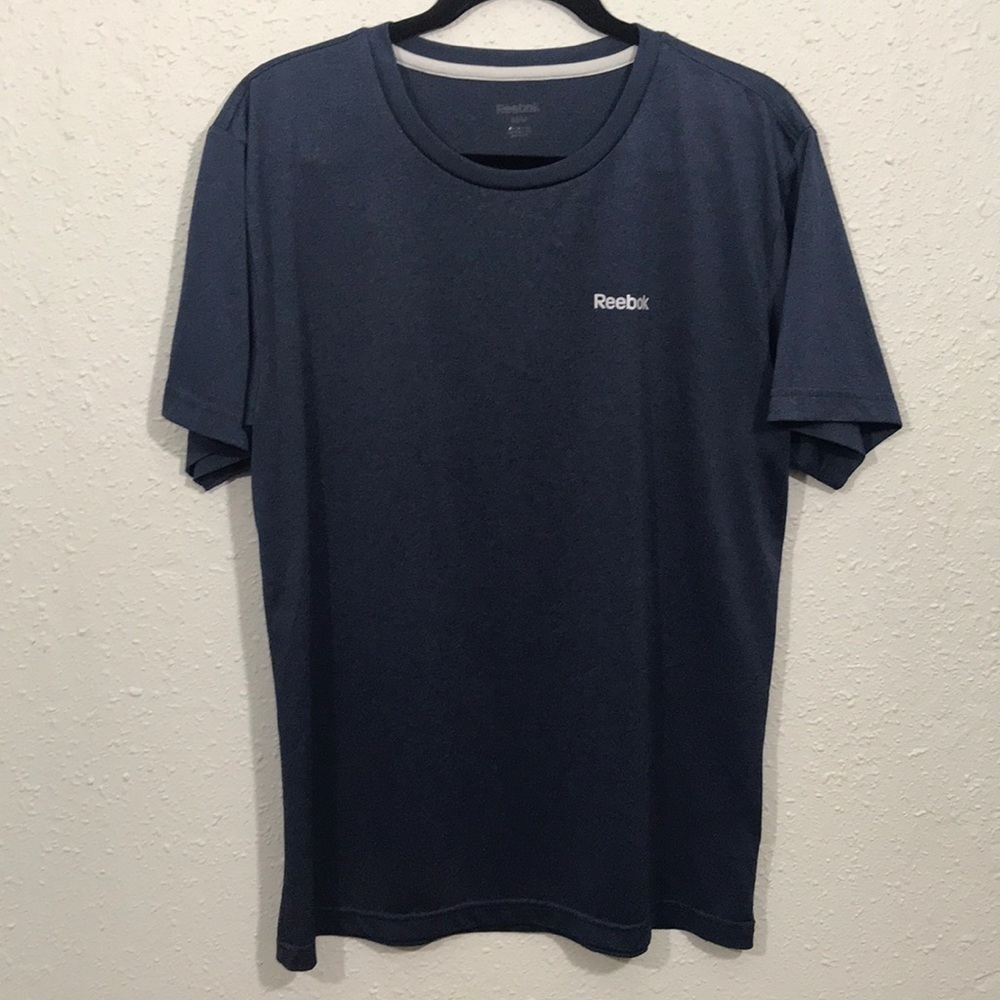Reebok Navy/Black Short Sleeve Crew Neck‎ T-Shirt